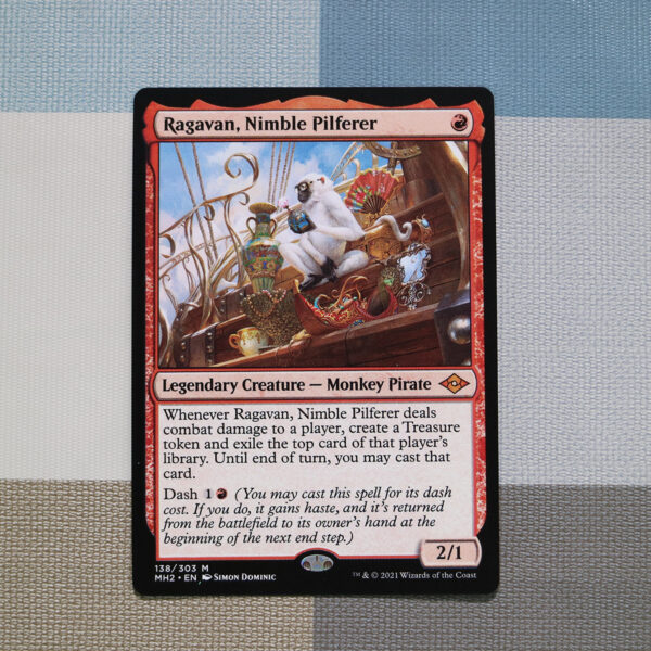 Ragavan, Nimble Pilferer Modern Horizon 2 MH2 hologram MTG Proxy Cards