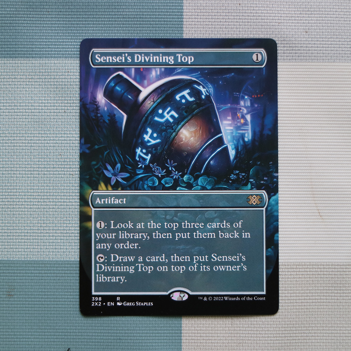 Sensei’s Divining Top 398 Double Masters 2022 (2X2) hologram MTG