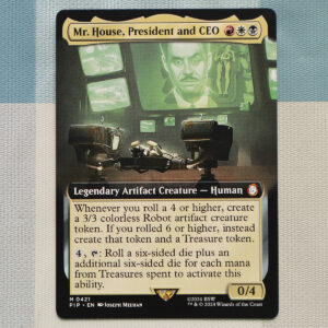 Mr. House, President and CEO #421 Fallout (PIP) hologram