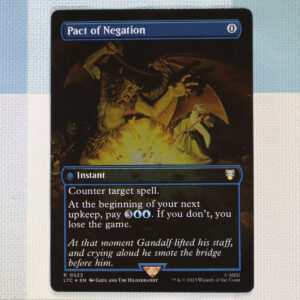 Pact of Negation LTC #523 Tales of Middle-earth Commander (LTC) silver foil