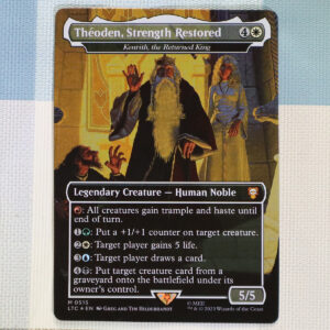 Théoden, Strength Restored LTC #515 Tales of Middle-earth Commander (LTC) silver foil