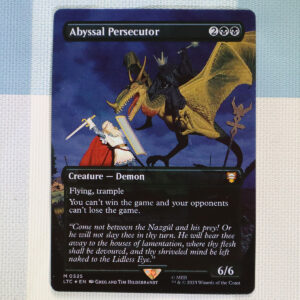 Abyssal Persecutor LTC #525 Tales of Middle-earth Commander (LTC) silver foil