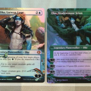 Oko, Lorwyn Liege / Oko, Shadowmoor Scion #287 ECL double foil