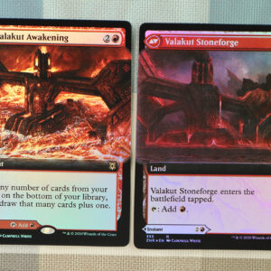 valakut awakening / valakut stoneforge #355 ZNR double foil