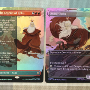 The Legend of Roku / Avatar Roku TLA double foil