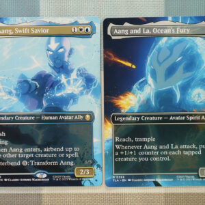 Aang, Swift Savior / Aang and La, Ocean's Fury #298 TLA double hologram